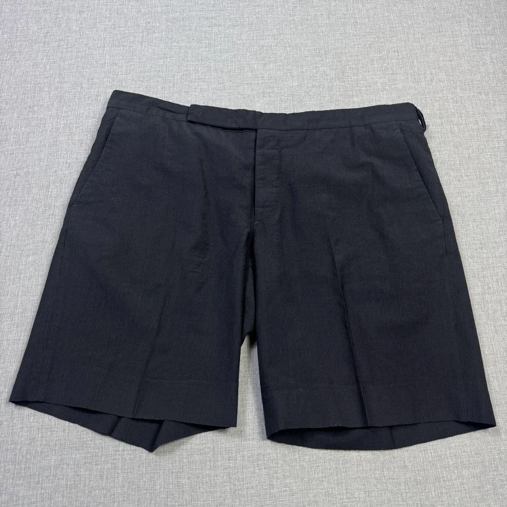 PRADA Wool Blend Bermuda Shorts Men EU 54 (US 38) Black Italy Tweed 9